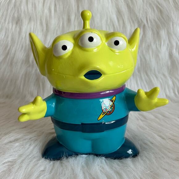 Disney Other - NEW Disney PIXAR Toy Story Little Green Alien Pizza Planet Piggy Bank Buzz Woody